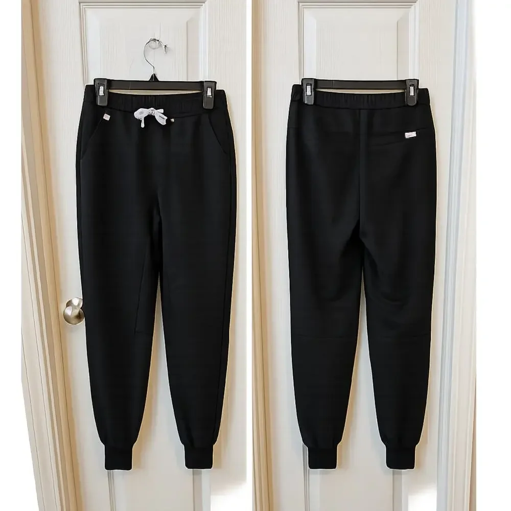 FIGS Tansen Jogger Scrub Pants Men's Small Black Technical Collection